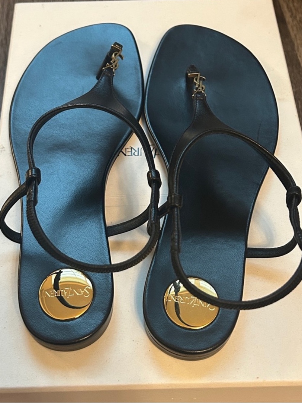 Saint Laurent NWT Cassandra Sandals - Picture 8 of 10